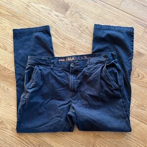 Urban Pipeline MAXFLEX Black Slim Straight Khaki Pants - Men's Size 38 x 30